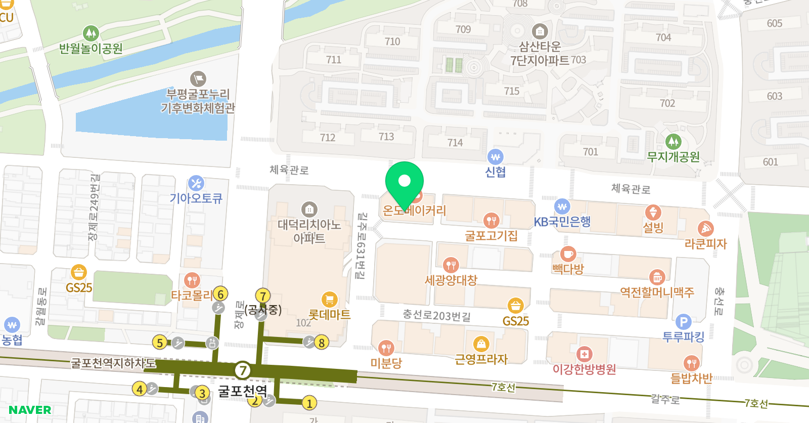 코넬아카데미 학원 위치