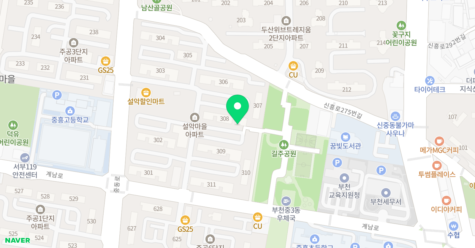 그림책핀아트 미술홈클래스 위치