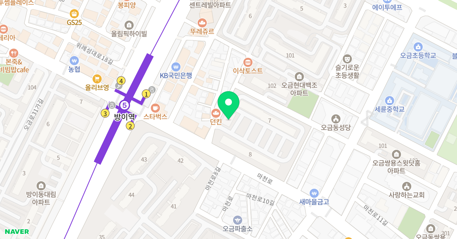 엠지 피아노 위치