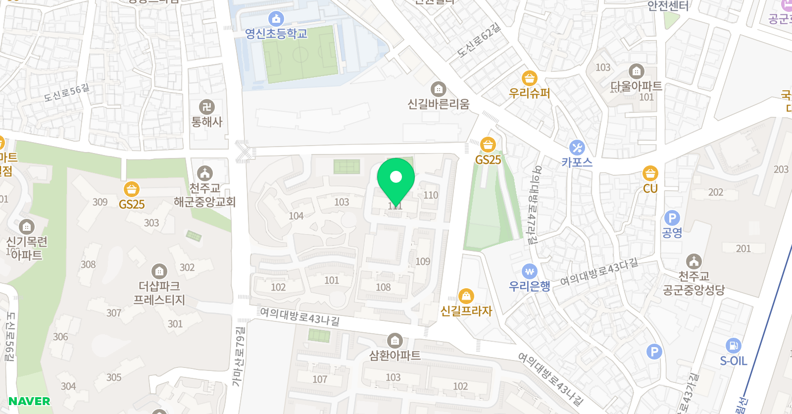 호아스 영재아트센터 미술교습소 위치