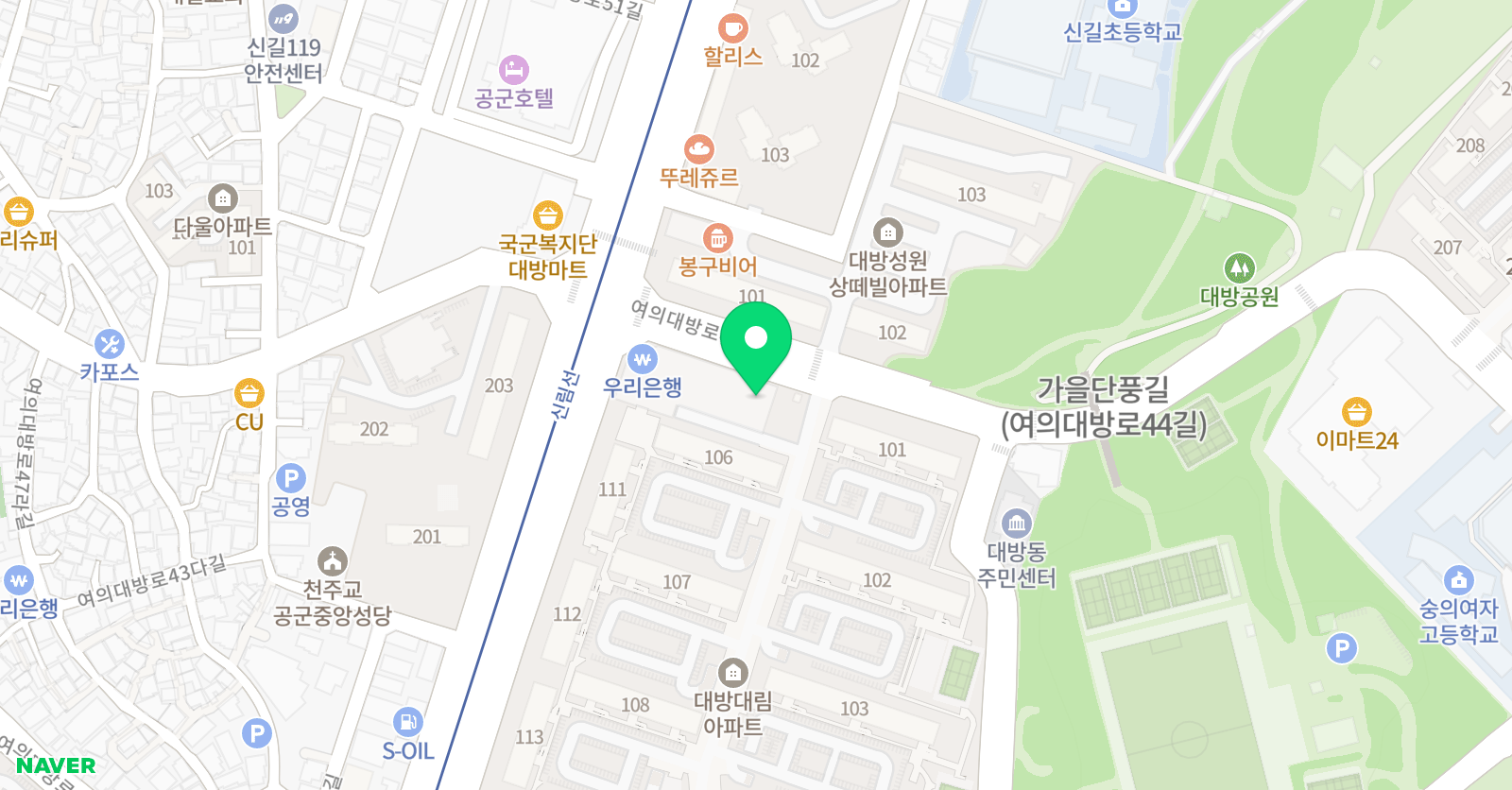 꿈땅 미술 위치
