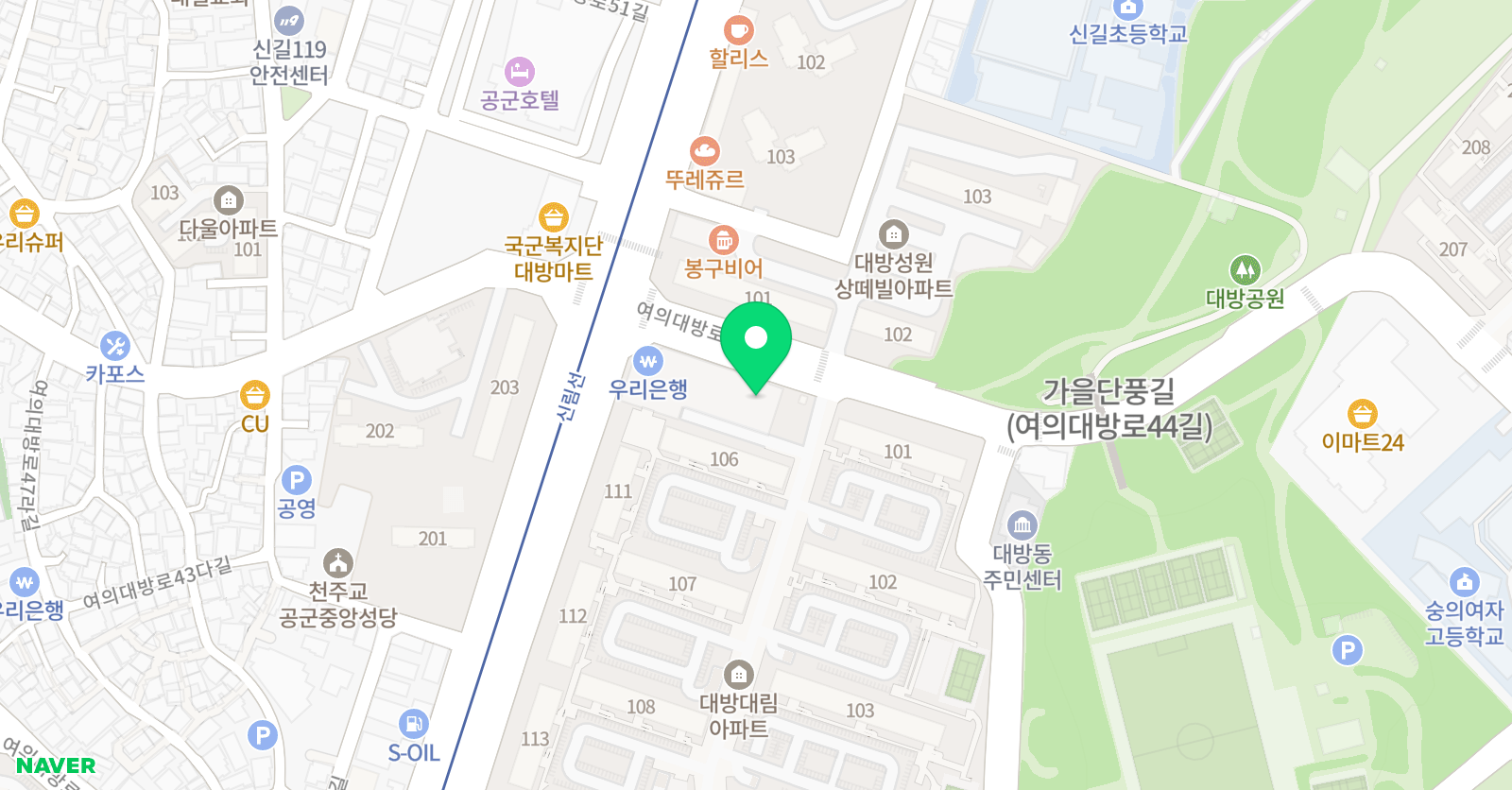 빅키즈 미술 위치