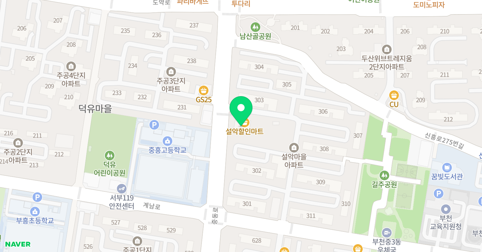 예란 음악미술학원 위치