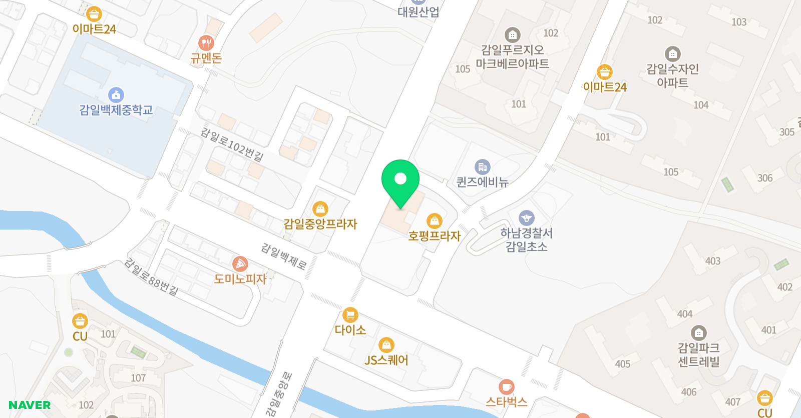 링키 영어학원 감일중앙점 위치