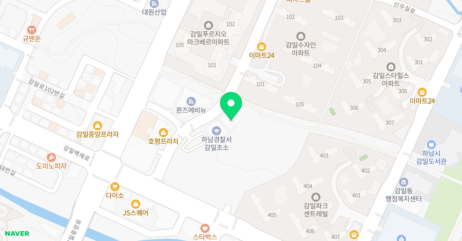 최쌤플러스 수학학원 위치