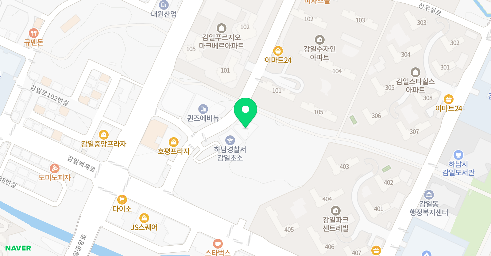 필아트 미술 하남감일점 위치