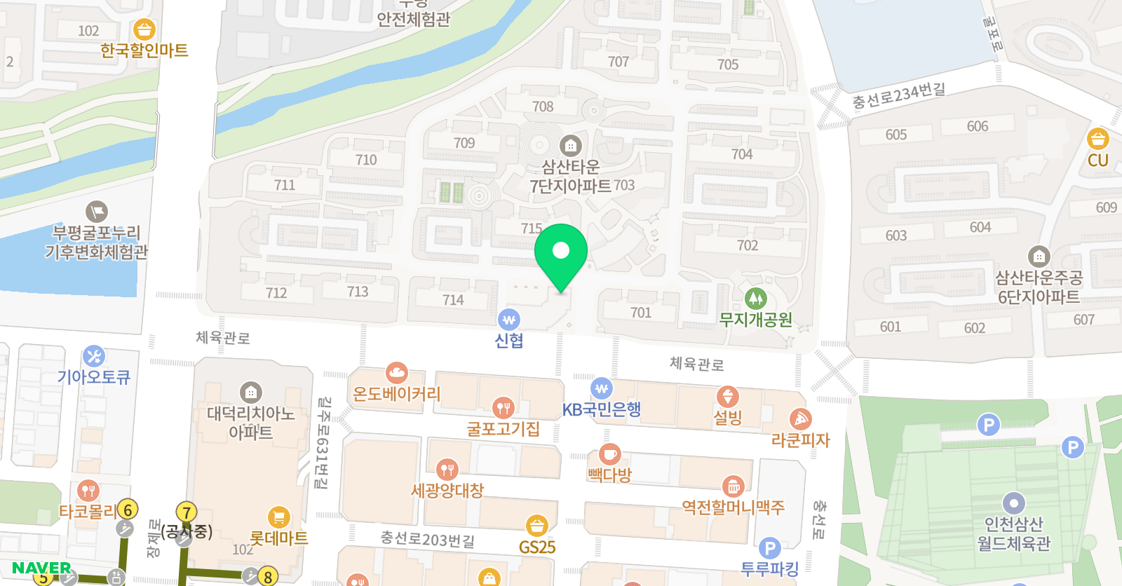 바니 수학 위치