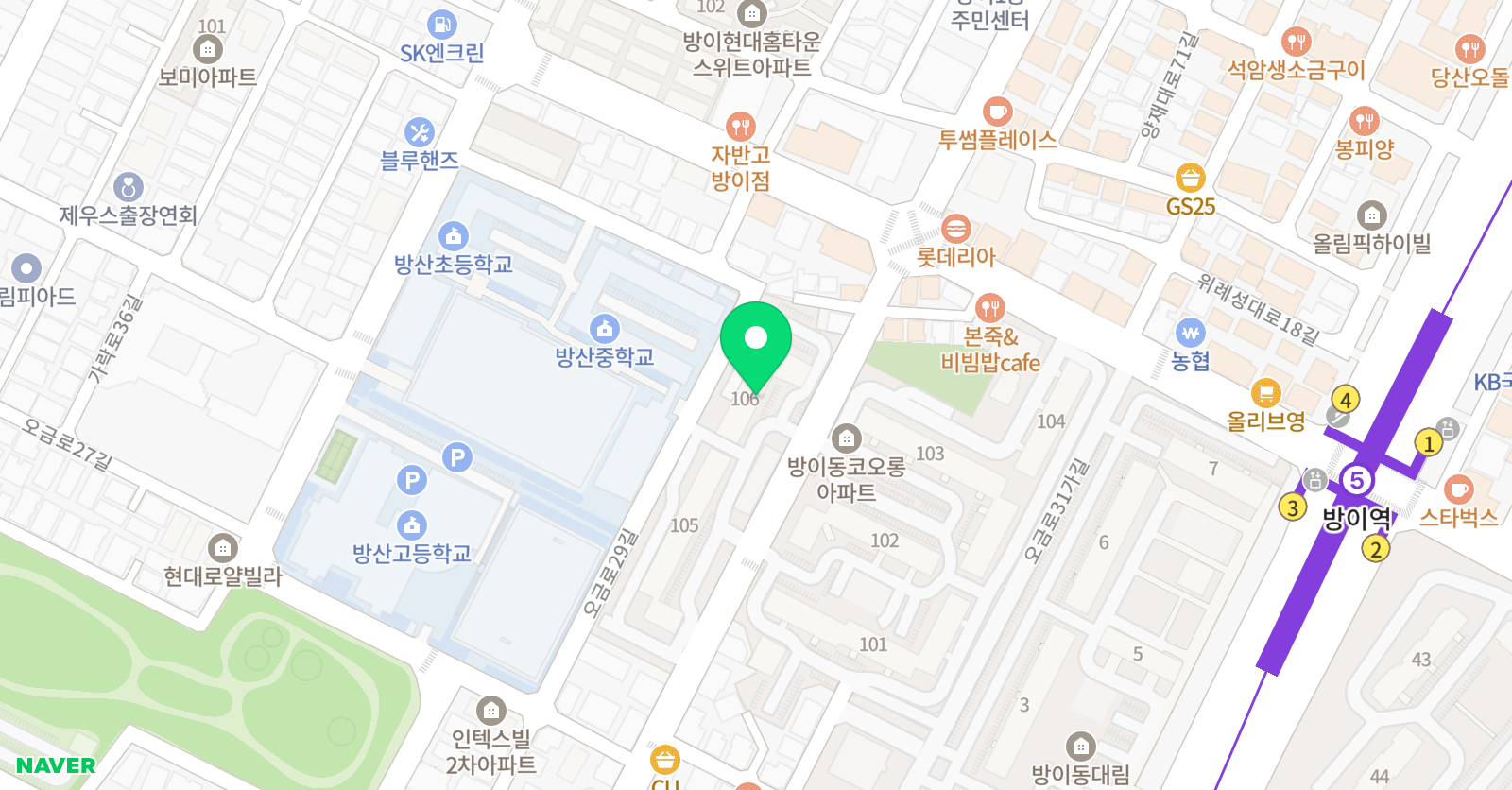 봄소리 피아노 위치