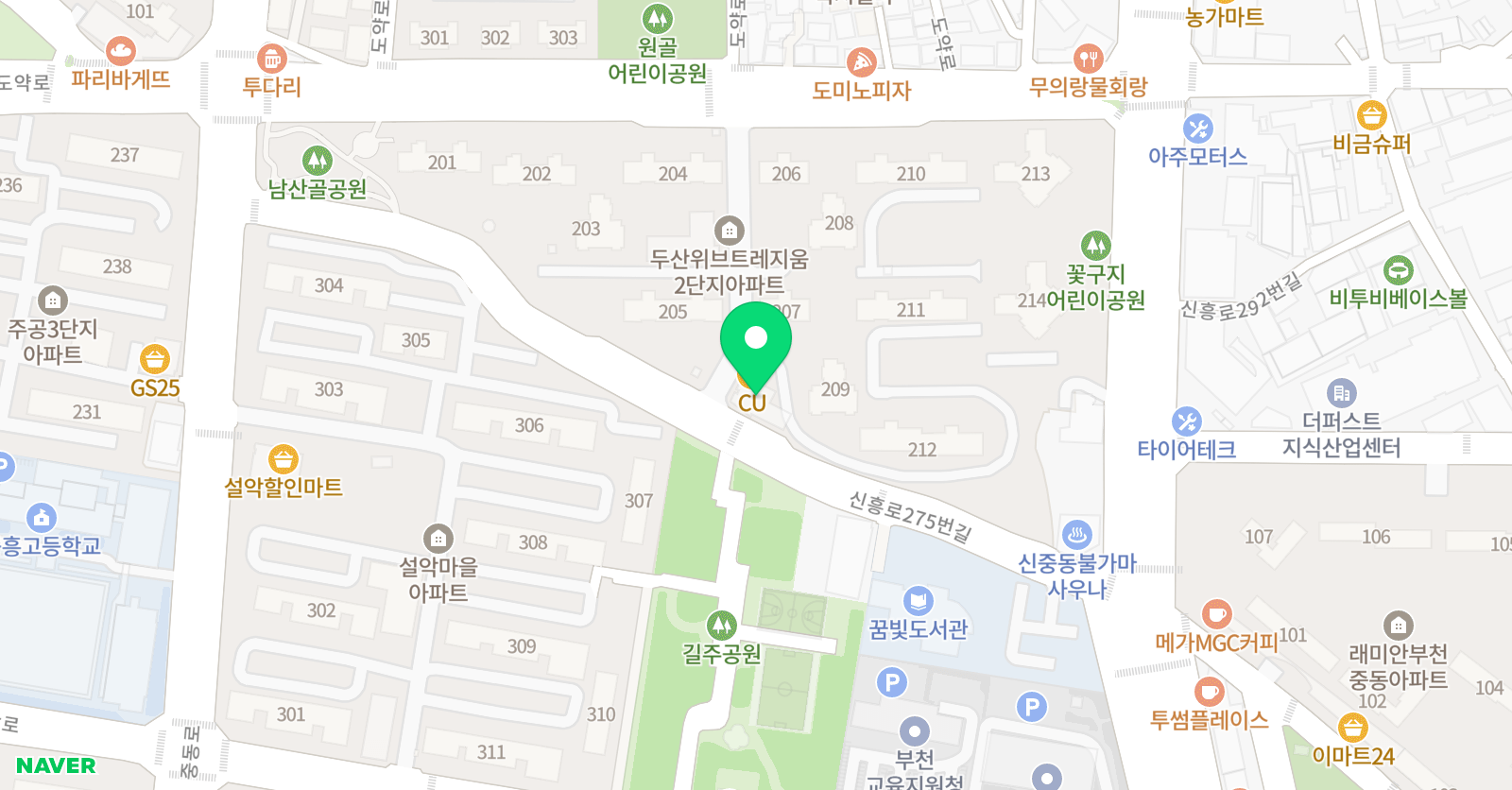 프라임EM 학원 위치