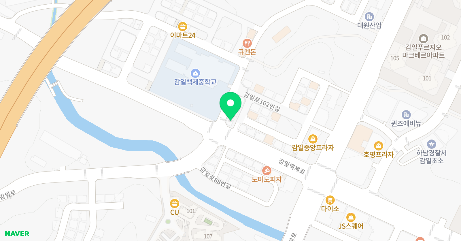 채움 수학학원 위치
