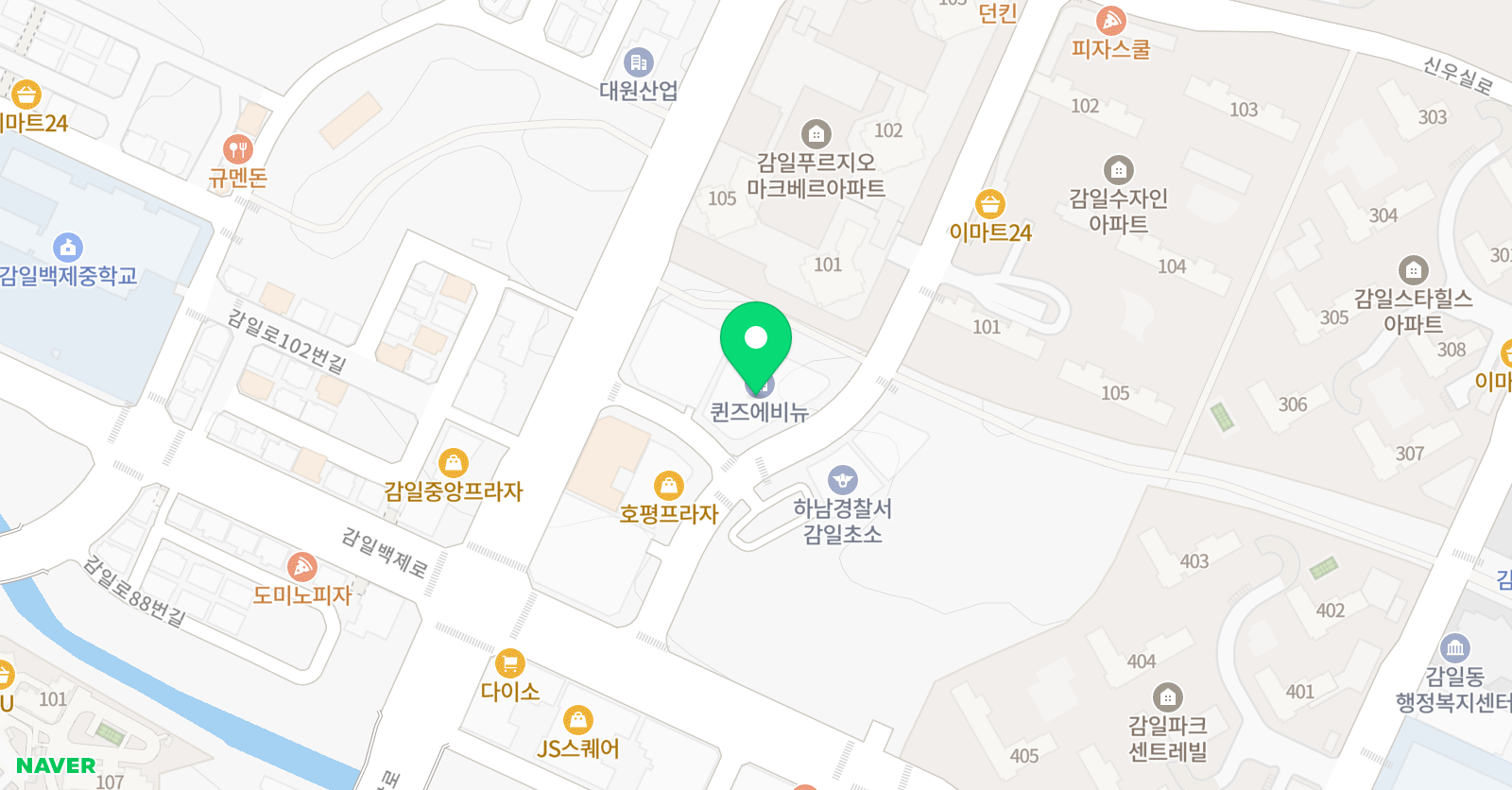 대치탑 어학원 위치
