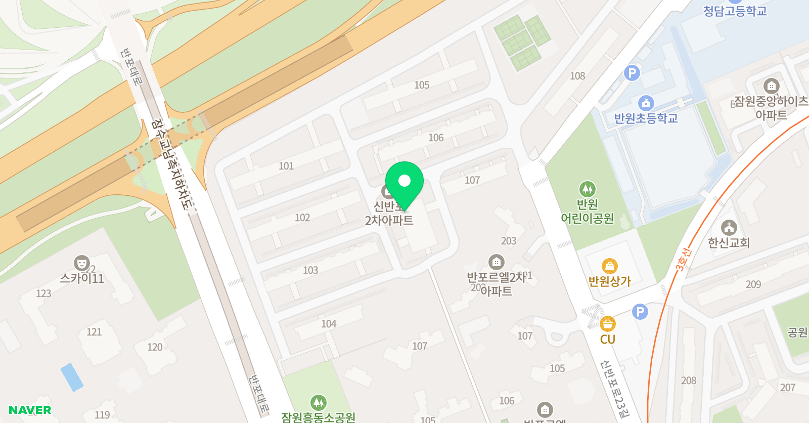 반포 유소년 스포츠클럽 위치