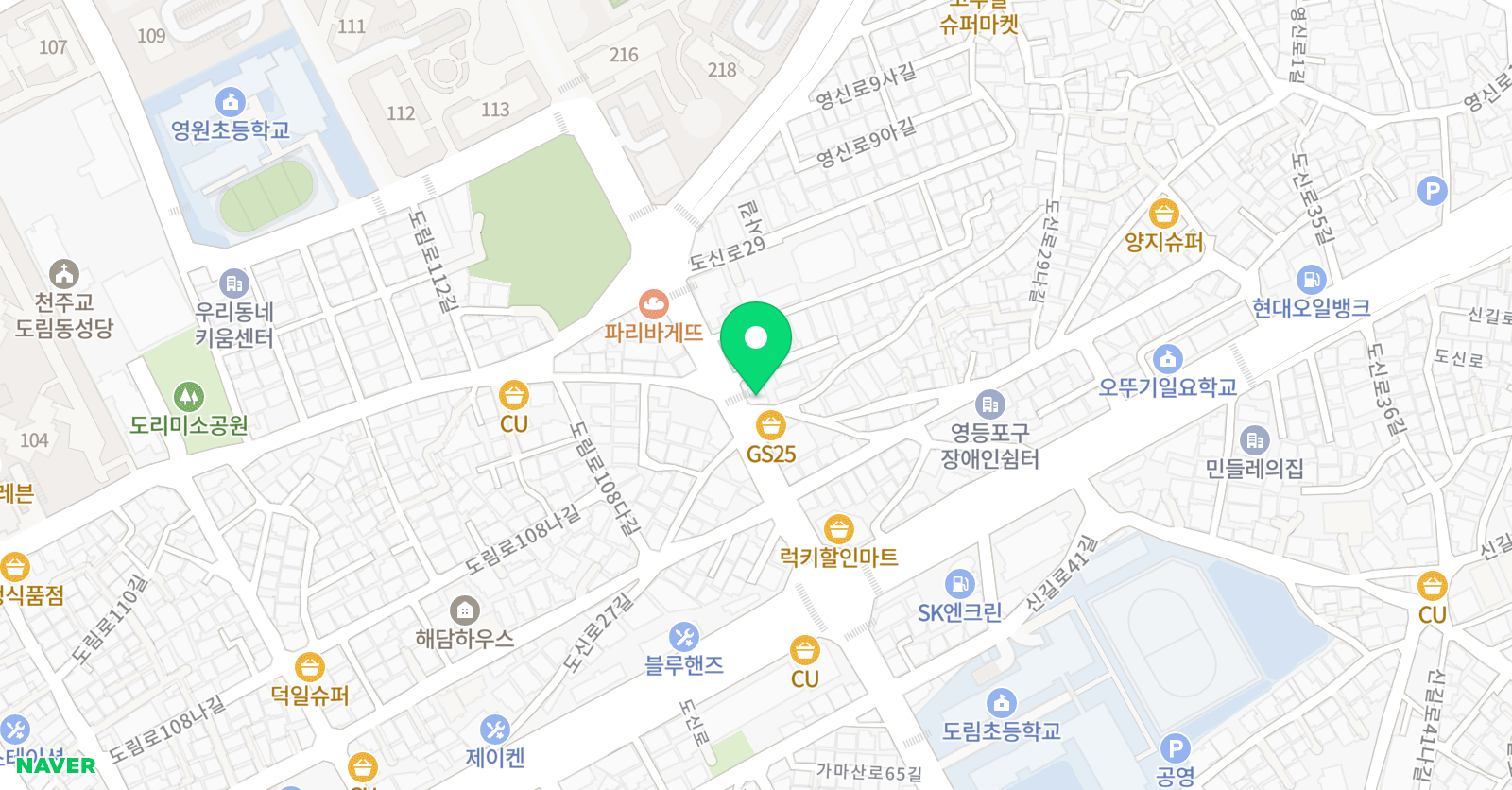 비비엘 미술학원 위치