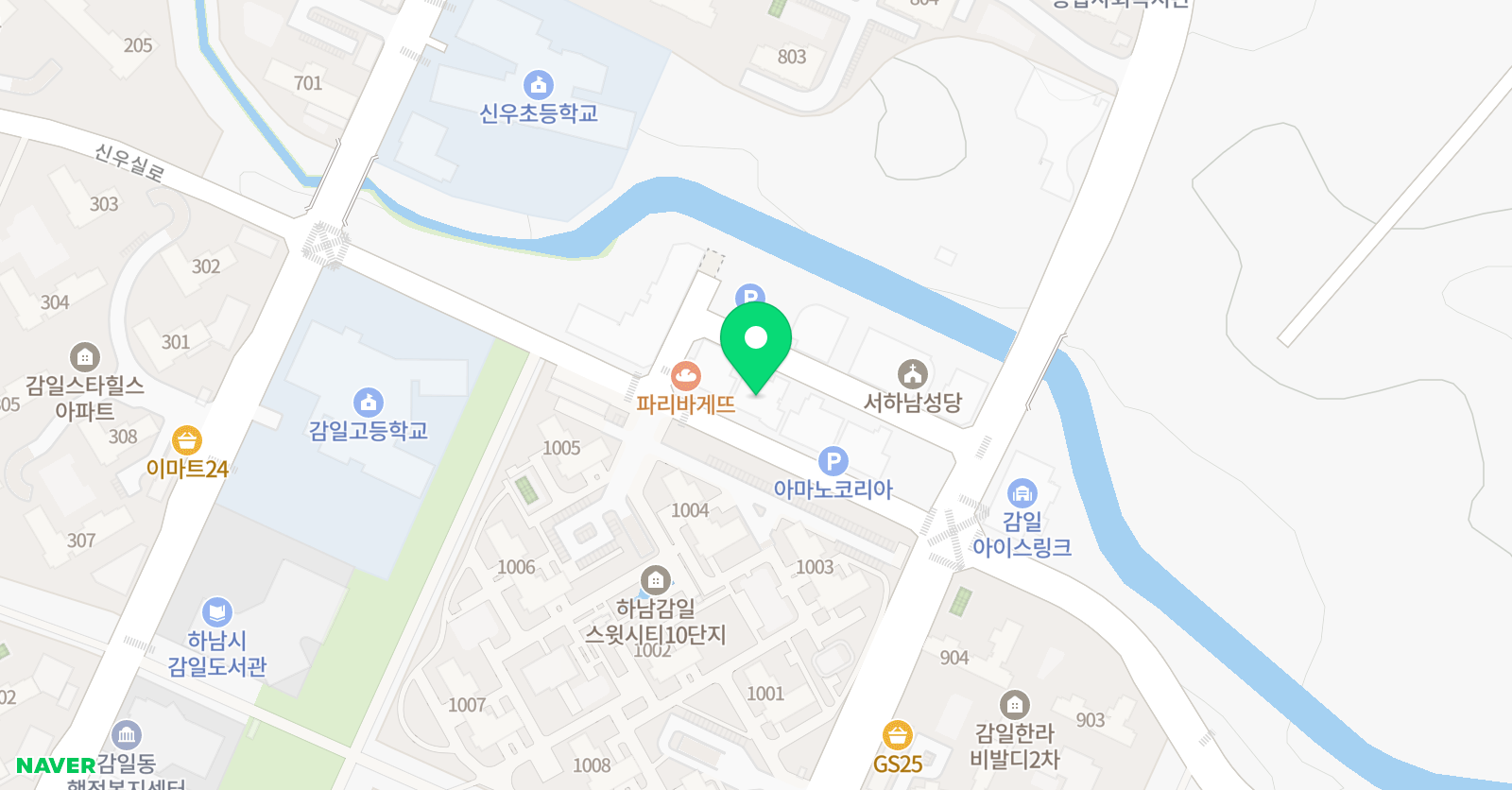미래엔수학 감일상상학원 위치