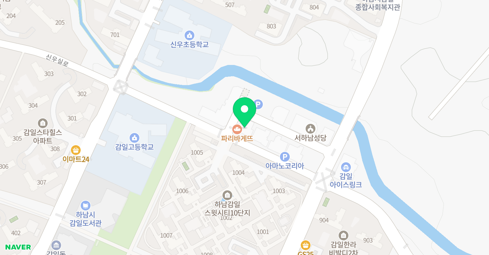 감일 나르샤 태권도장 위치
