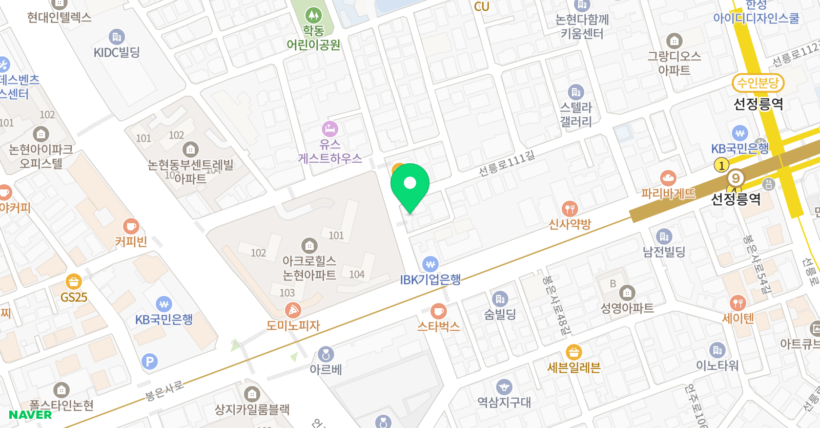 별그림아뜰리에 위치