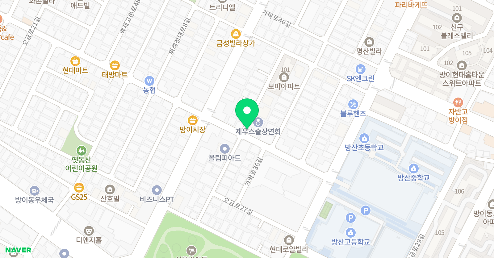어반그라운드 풋살 위치