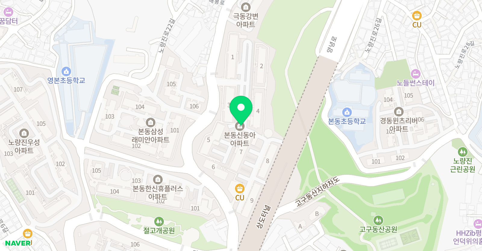 무지개 피아노음악교습소 위치