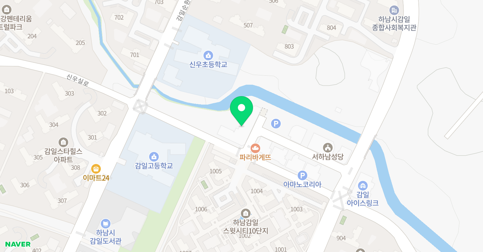 리틀팍스 어학원 하남감일센터 위치
