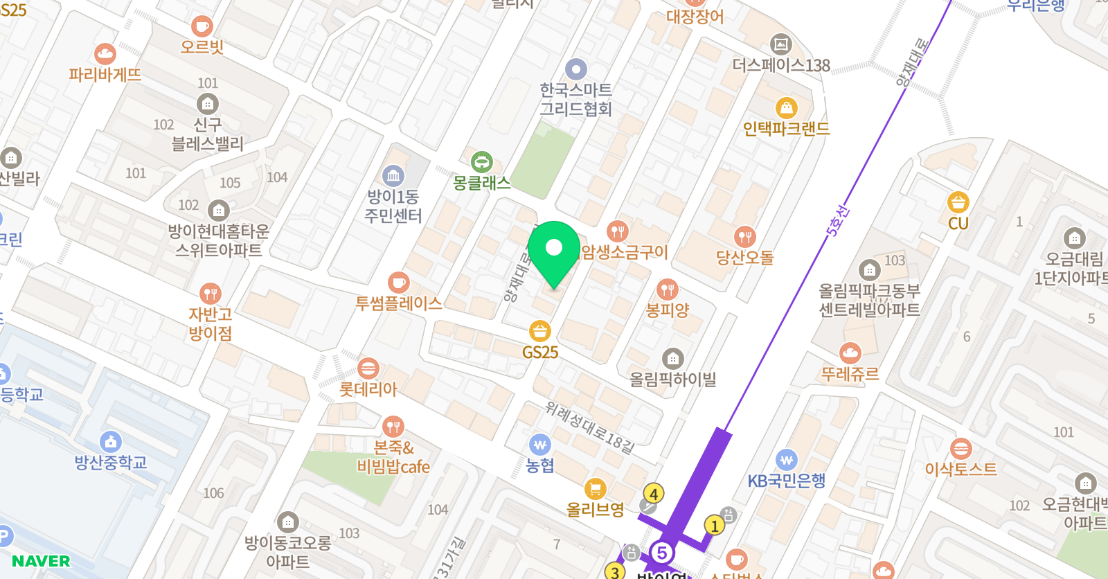 DD 수학 위치