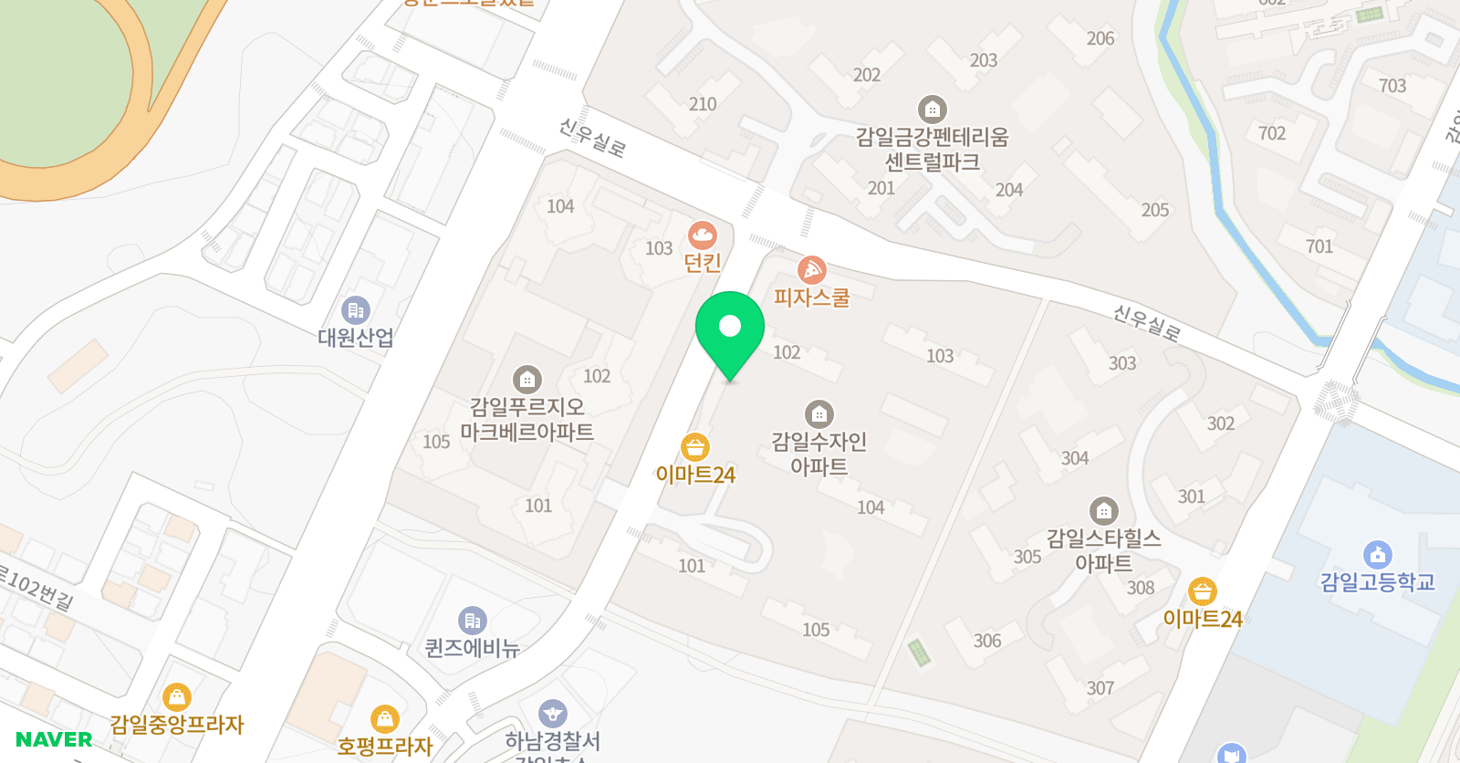 피아노리뮤직 음악교습소 위치