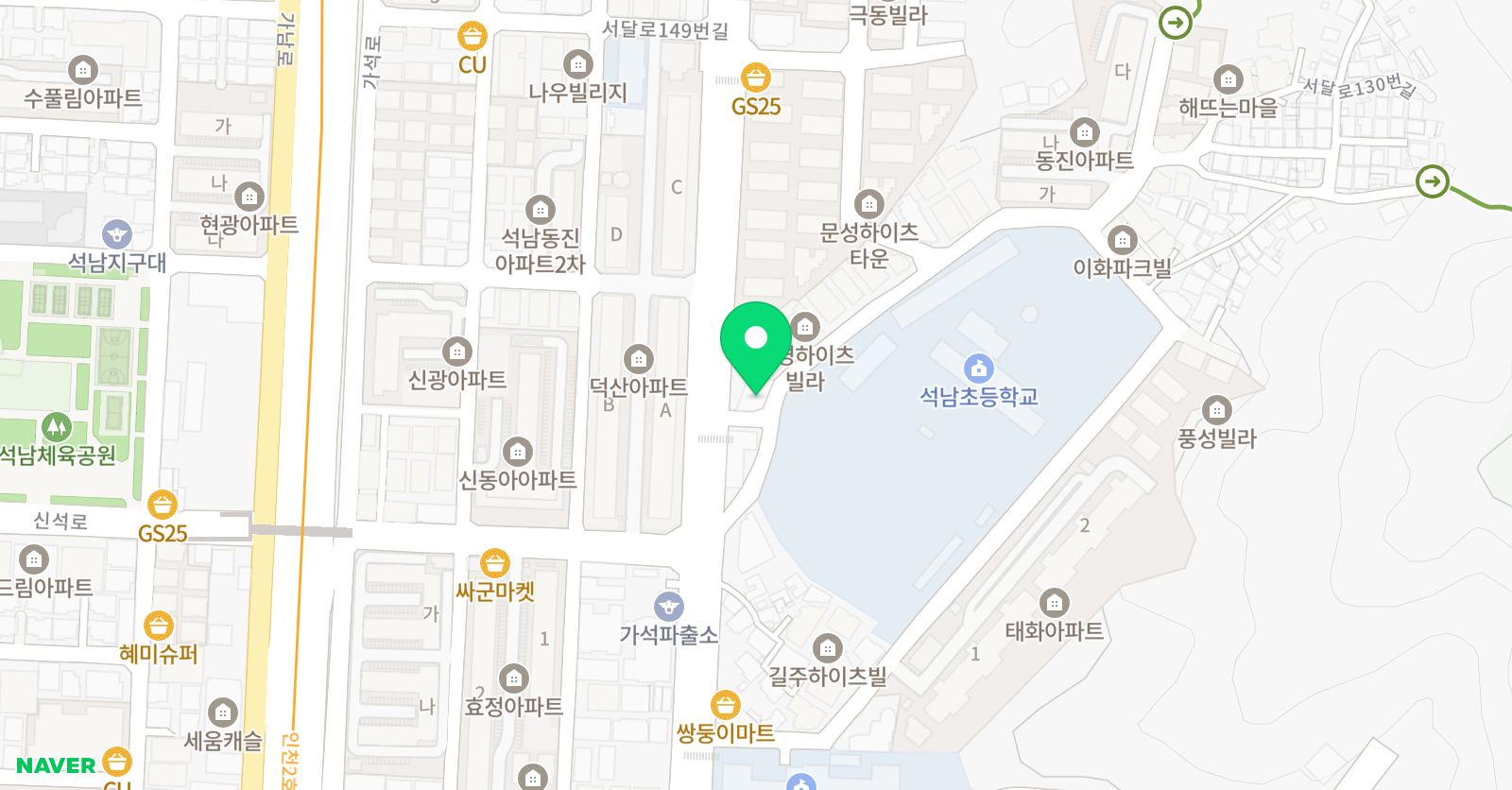 소리엘 음악학원 위치