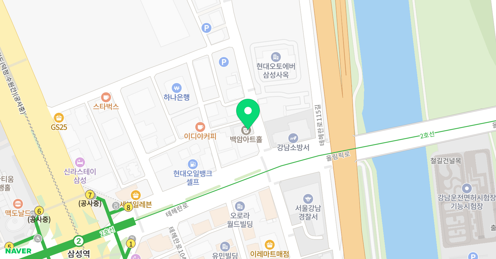 에스아이이케이 영어학원 강남본원 위치