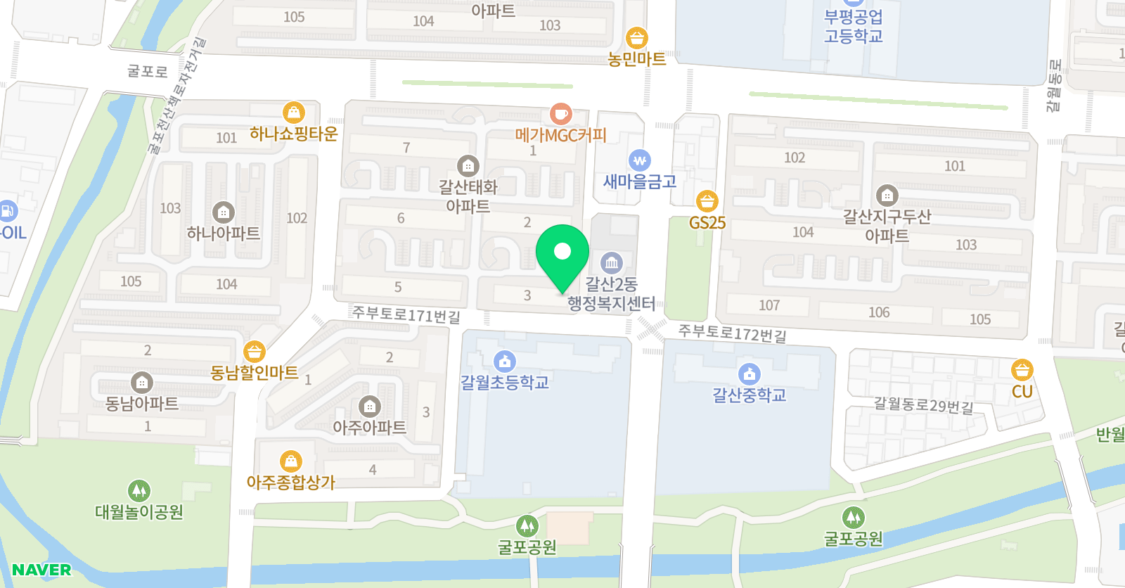 티매쓰수학 위치
