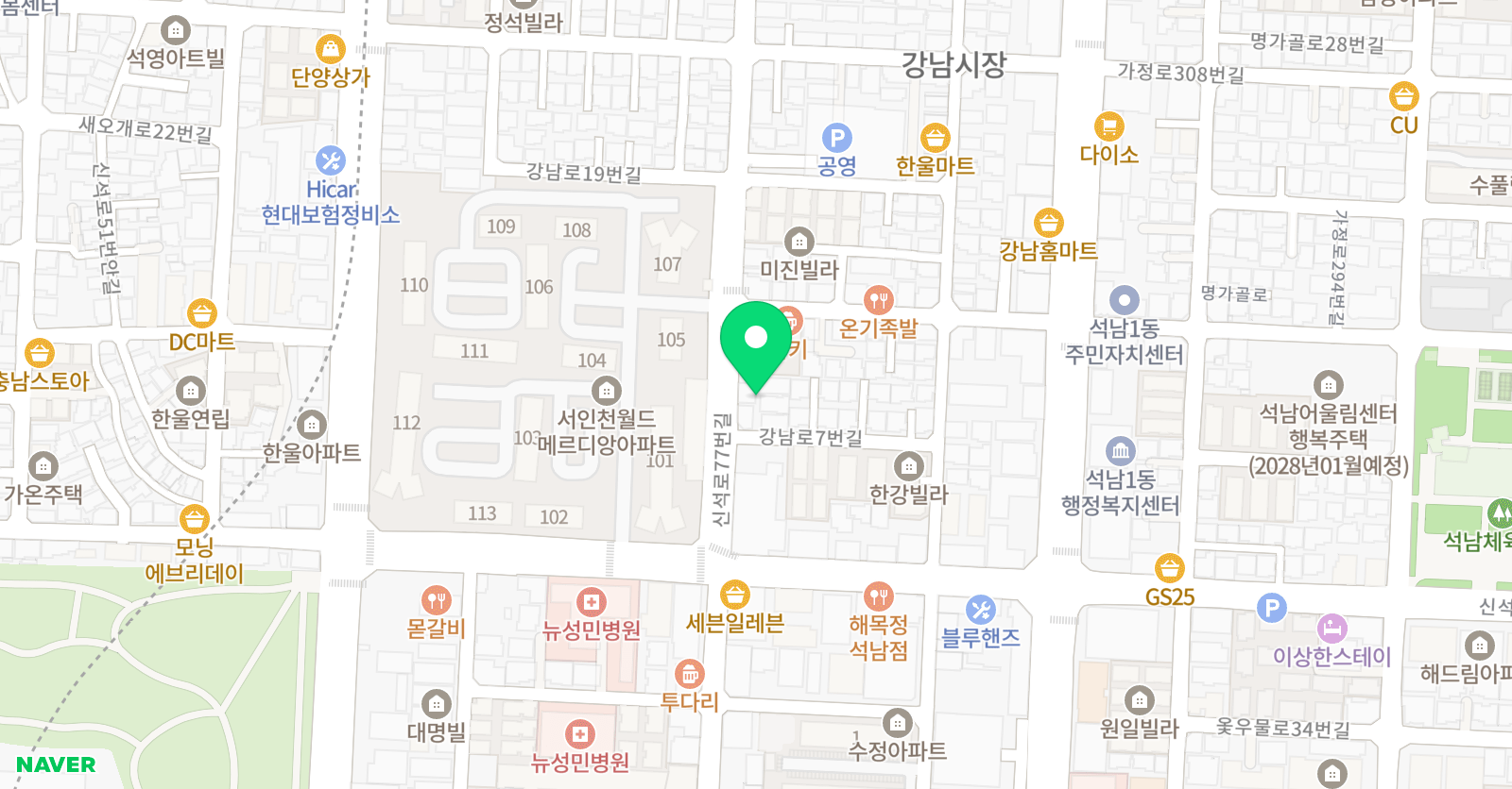 윤선생 우리집앞영어교실 석남월드 위치