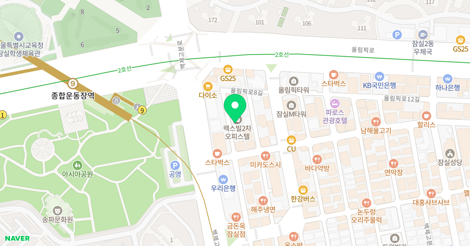 피버 축구아카데미 잠실점 위치