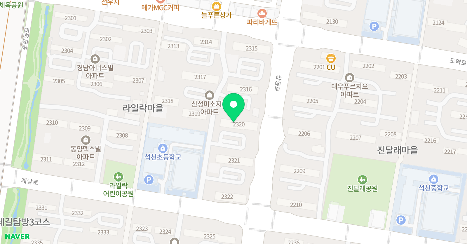 아소비 부천 상동라일락마을점 위치