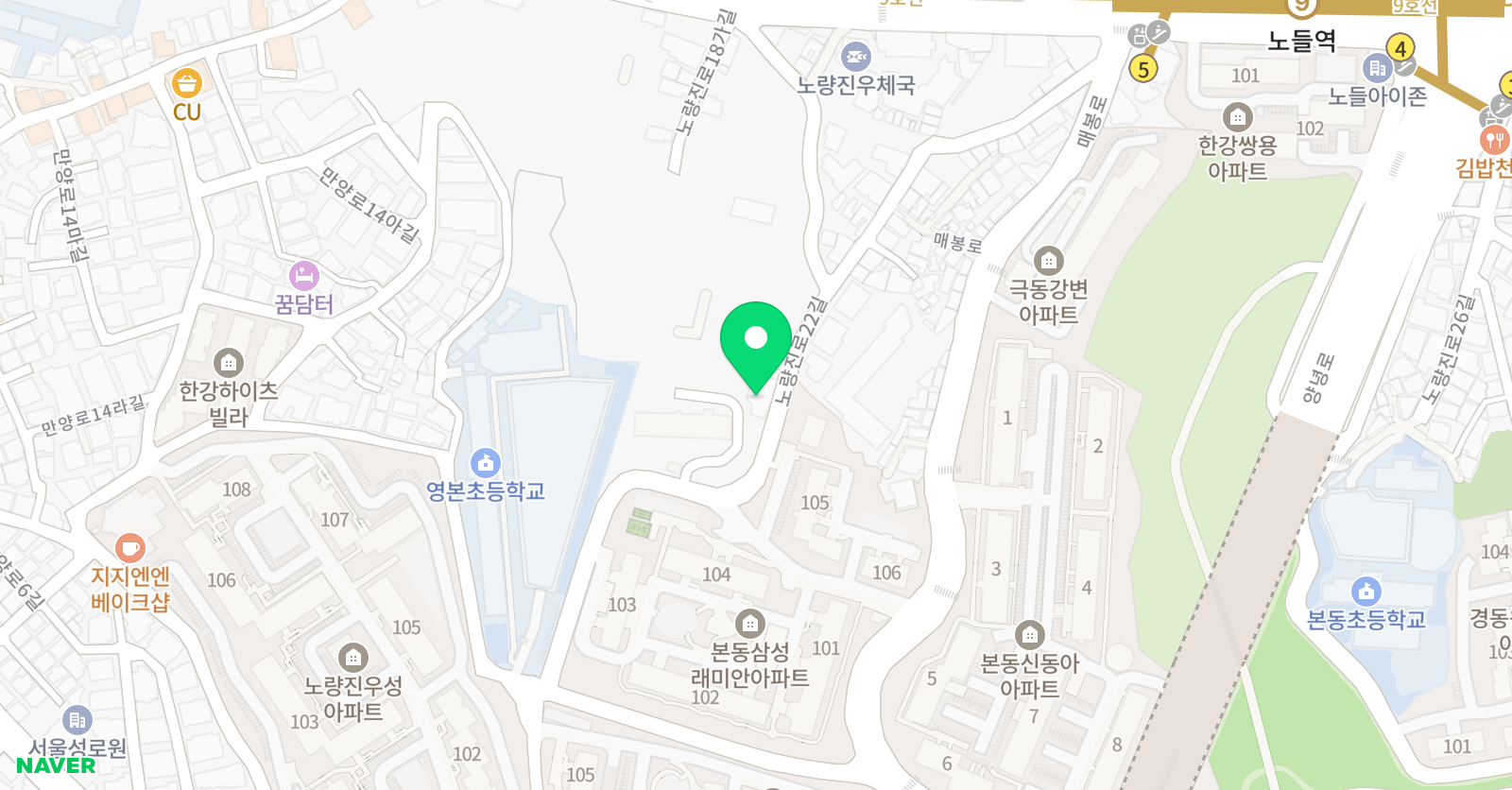래미안 음악학원 위치