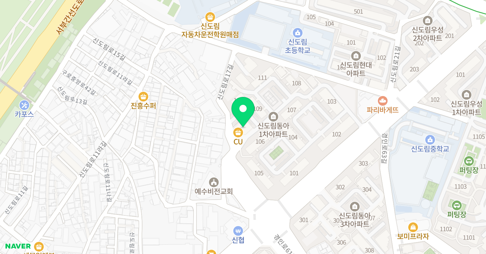 오즈아트 미술교습소 위치