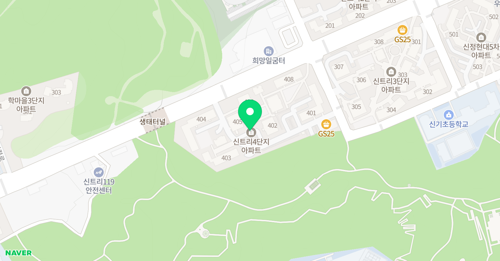 신트리 이화 음악교습소 위치