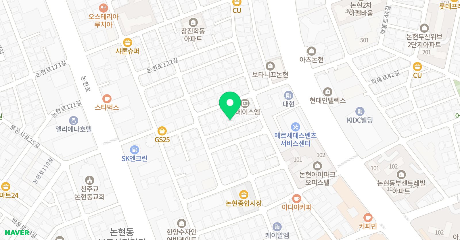 엘클랑뮤즈아카데미 위치
