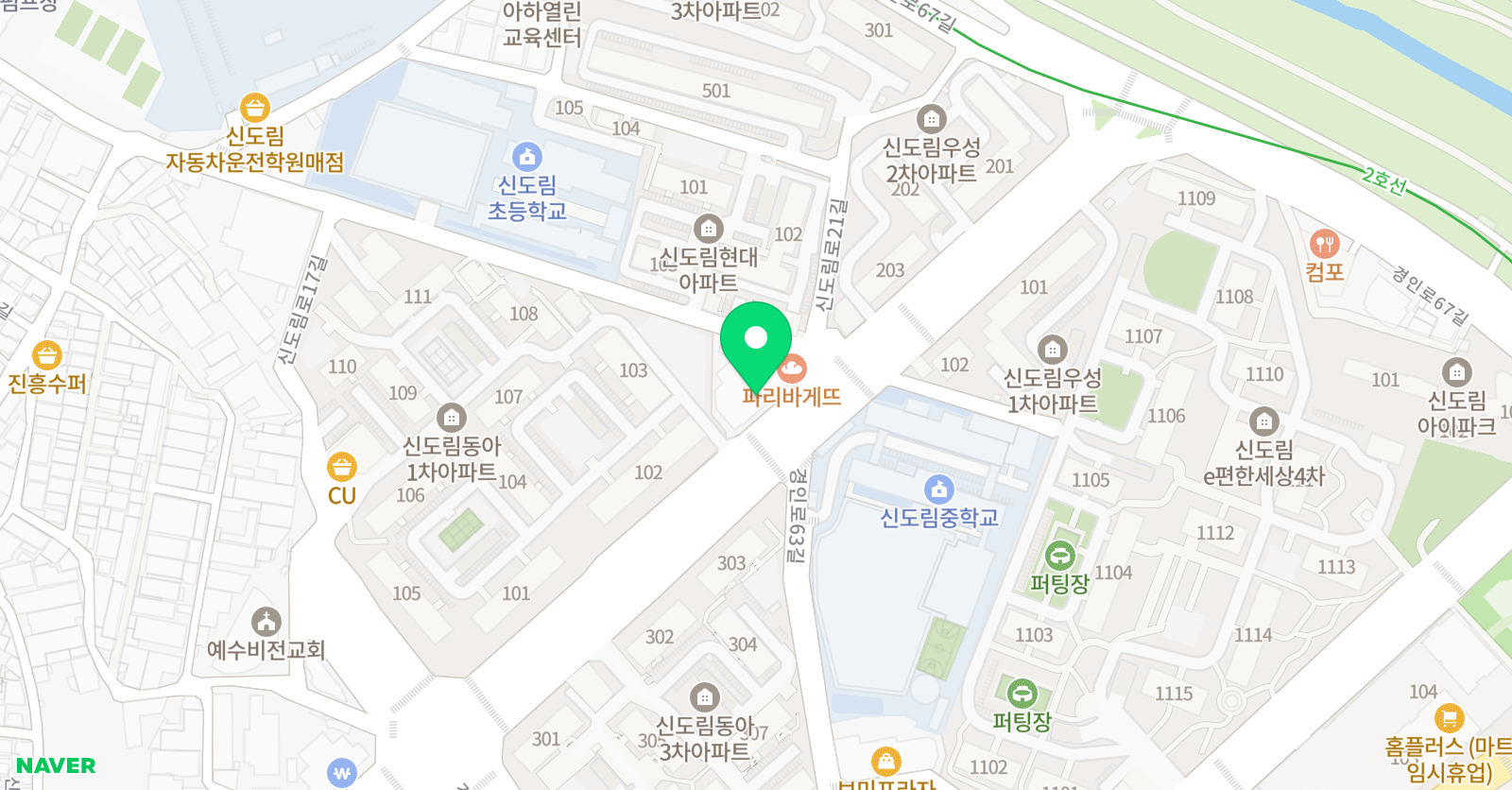 숙명이레 음악학원 위치