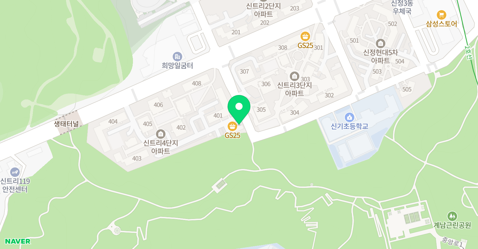 콩나무아트 신목동점 위치