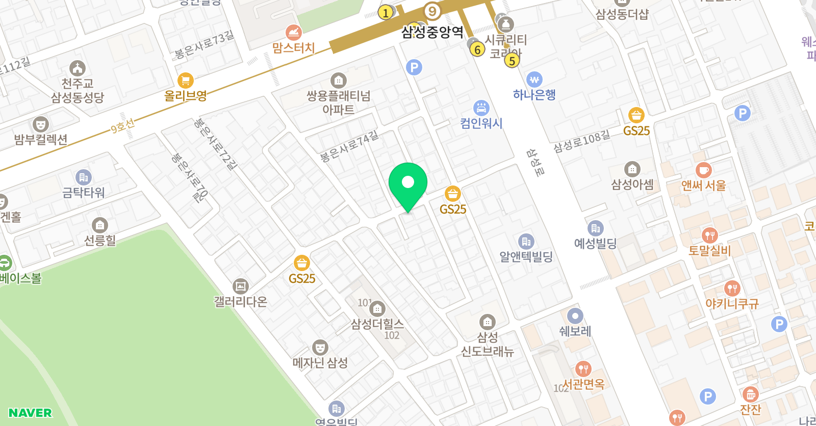 신예일 음악교습소 위치