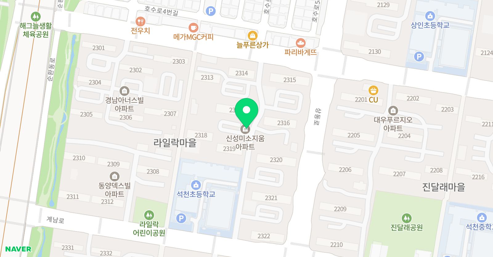 셀파우등생교실 상동라일락신성교실 위치