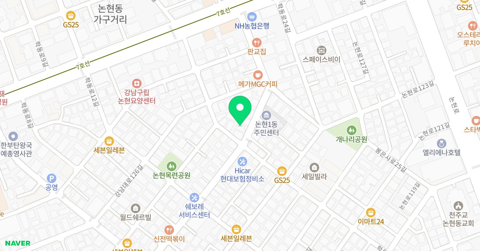 SMMA아카데미 KPOP강남센터 위치