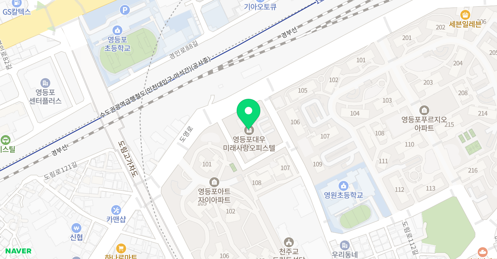 큰세상을그리는아이 미술 위치