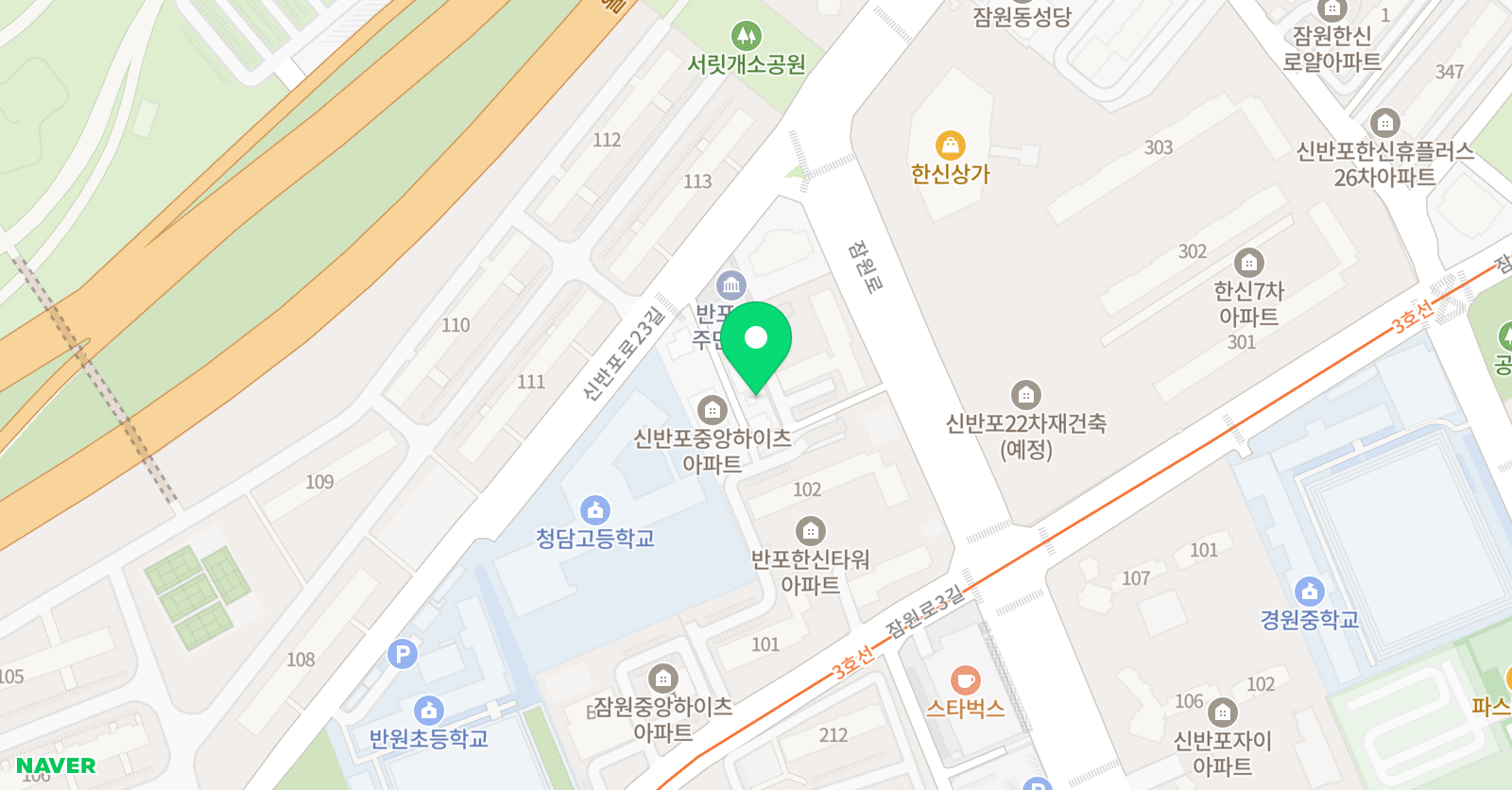 유원 영어학원 위치