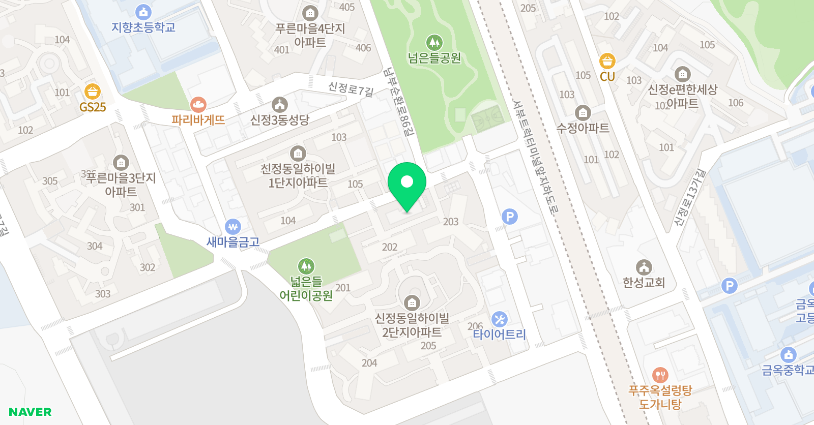 한우리 독서토론논술 양천신정지향독서교실 위치