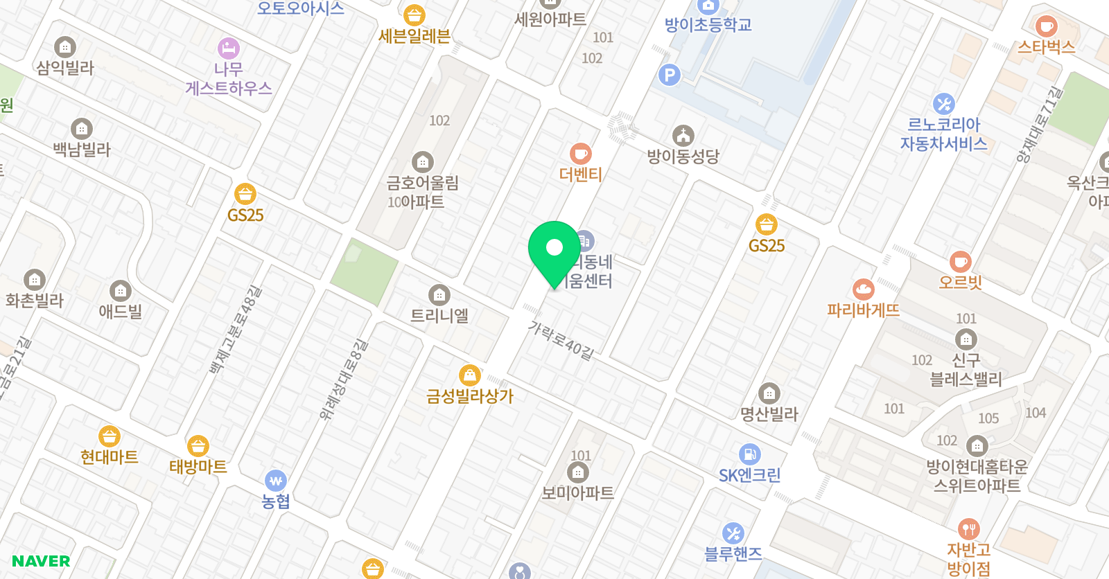 아이디씨 아동미술교습소 위치