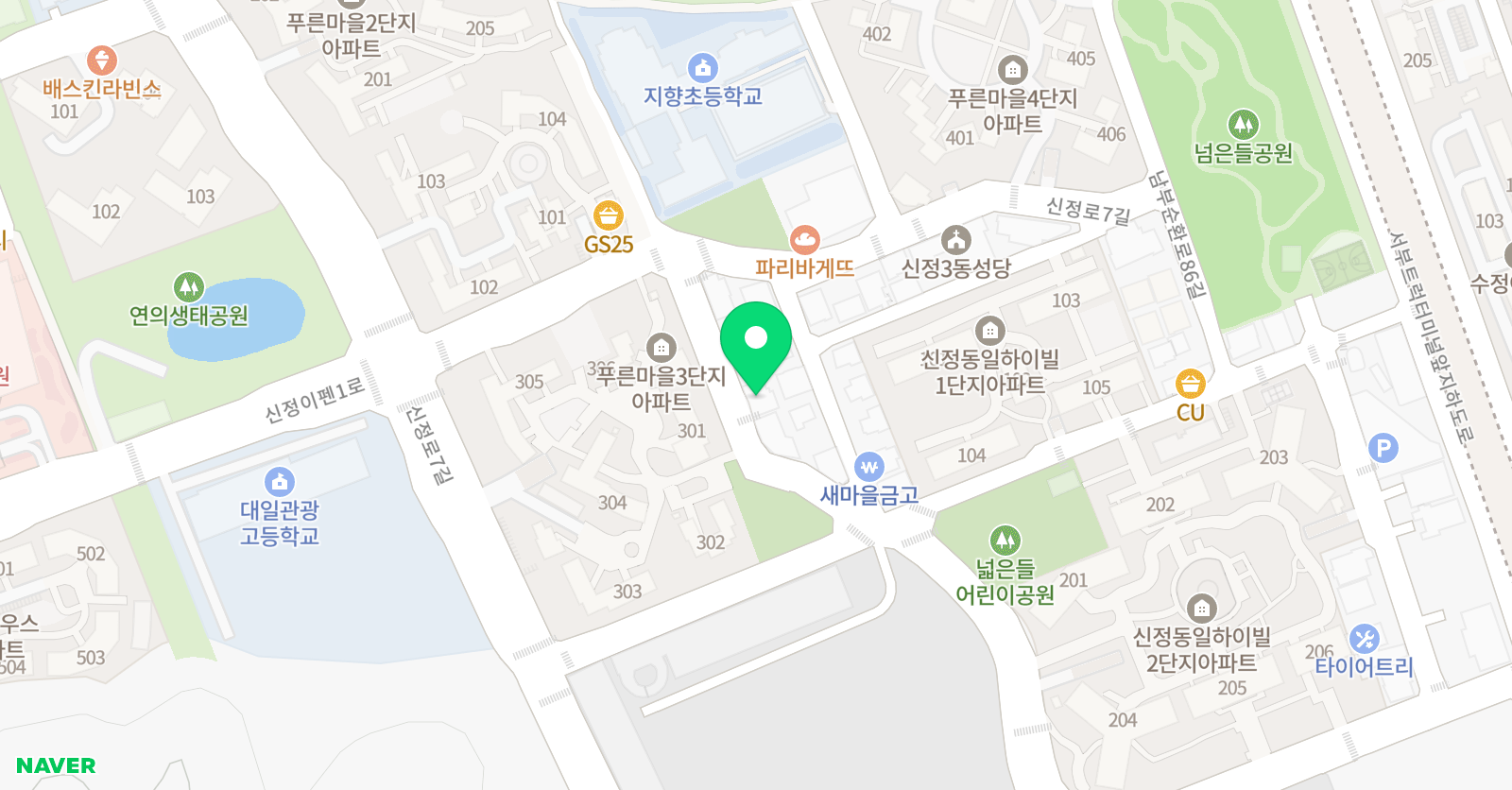 엠앤에스 학원 위치