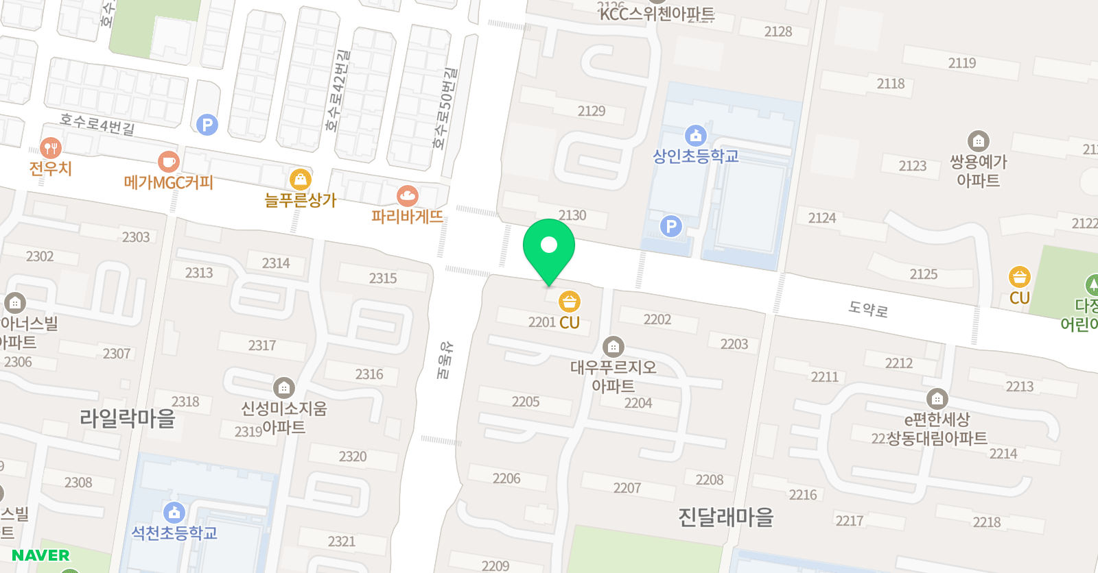 선행과심화 수학학원 위치