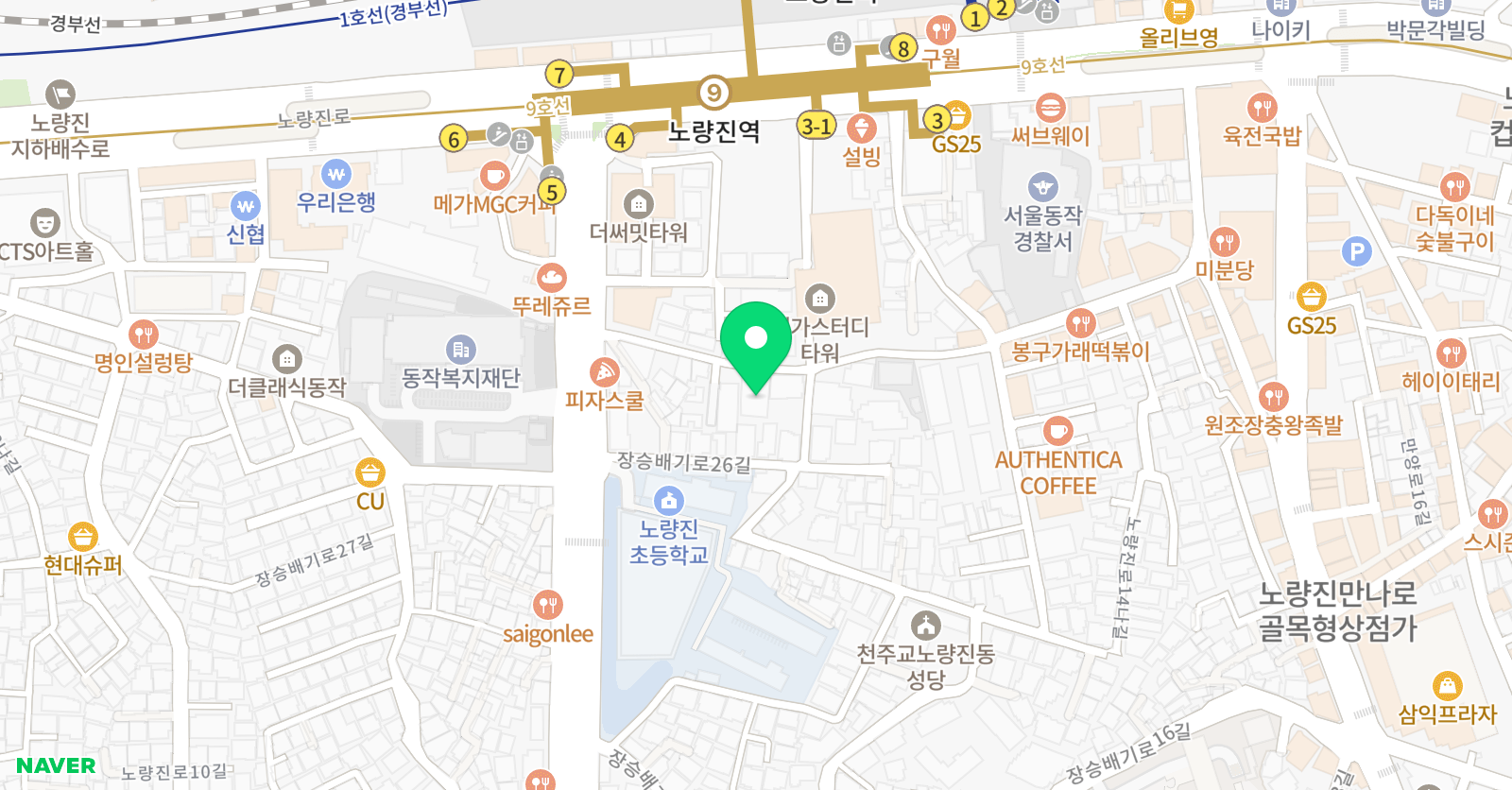 토북이관리형독서실 위치