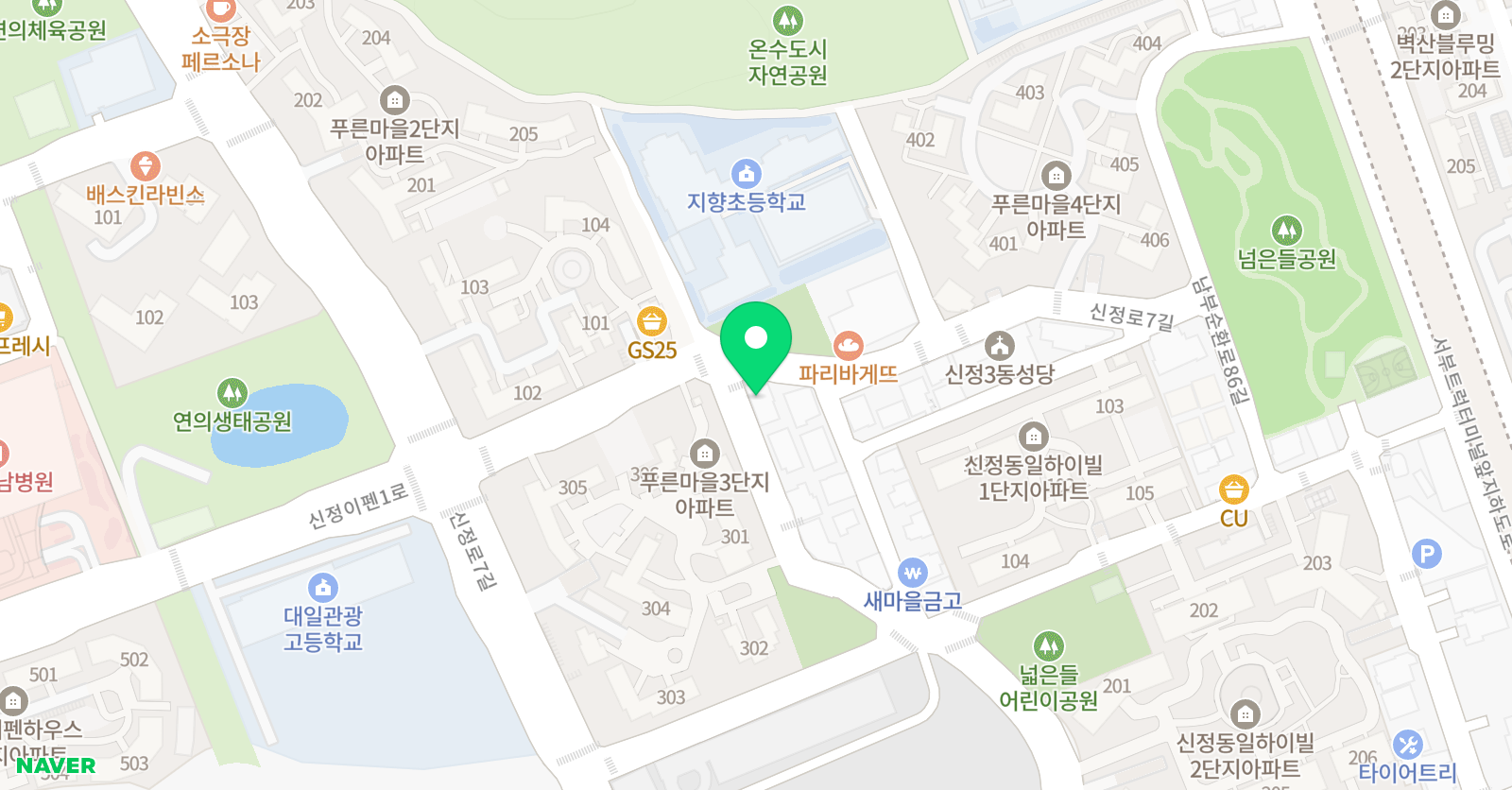 EnA 피아노미술교습소 위치
