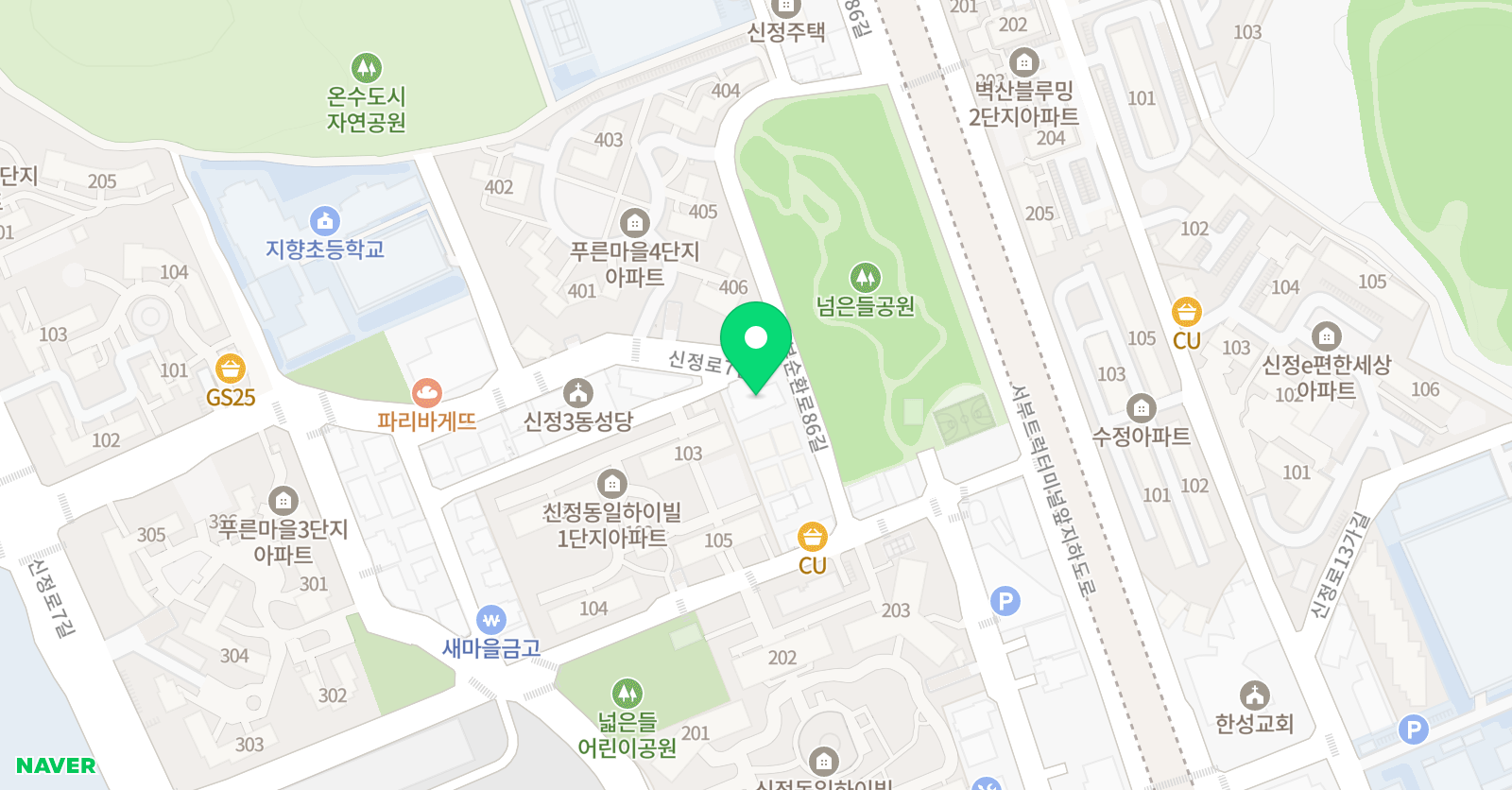 헤럴드계상 어학원 위치