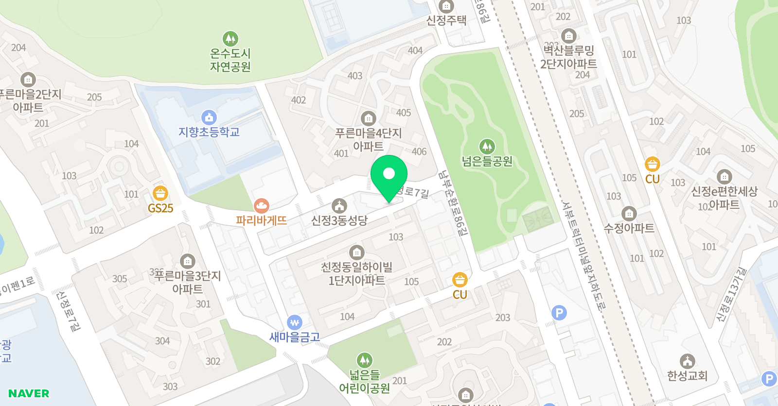 쎈수학러닝센터 신정학원 위치